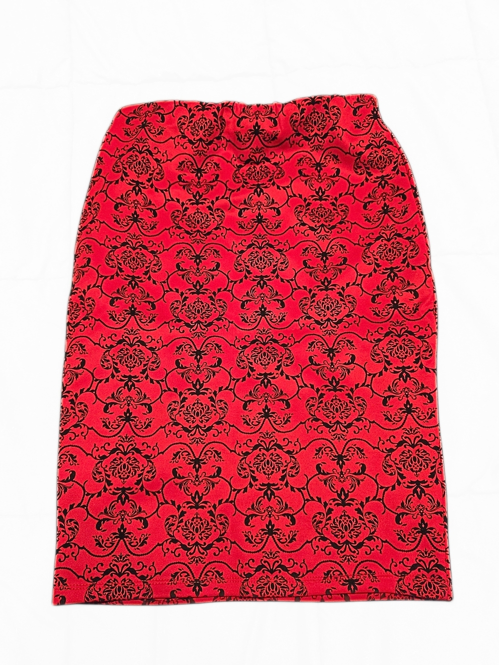 Rue21 Red Gothic Midi Skirt